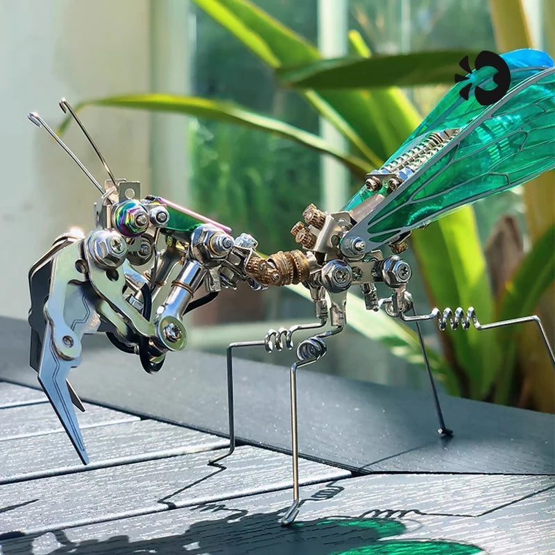 3D DIY  Metal Mechanical Insect Mantis Model Puzzle Kit