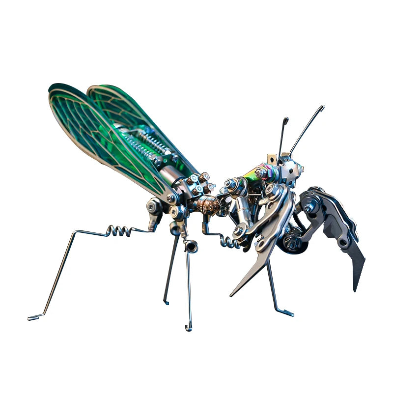 3D DIY  Metal Mechanical Insect Mantis Model Puzzle Kit