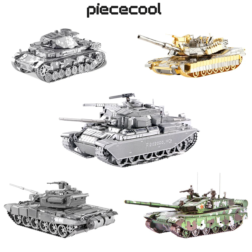 3d Tanks Metal Jigsaw  Model Building  Puzzle DIY