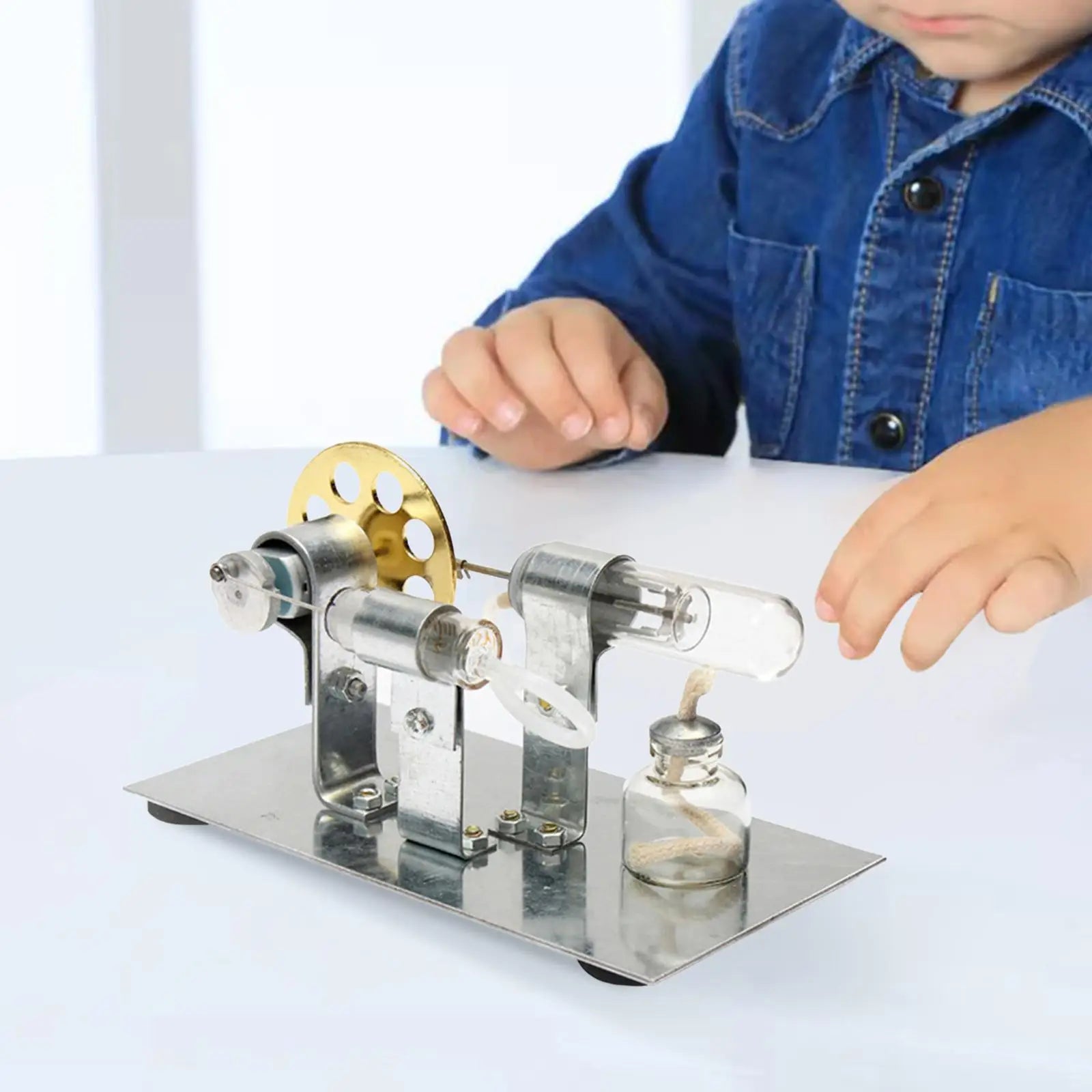 Stirling Engine Kits DIY Scientific Steam Engine Toy for Kids