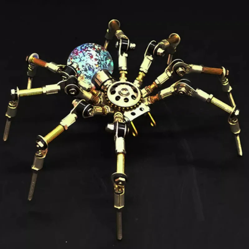 3d  Metal Steampunk Mechanical Insects Dragonfly Mantis DIY Assembly Toy