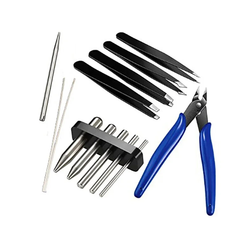 3D Metal Puzzle Manual Making Tool Kit Needle Nose Pliers Styling Pliers Scissors Metal Assembly Model Tools Tweezers Pincers