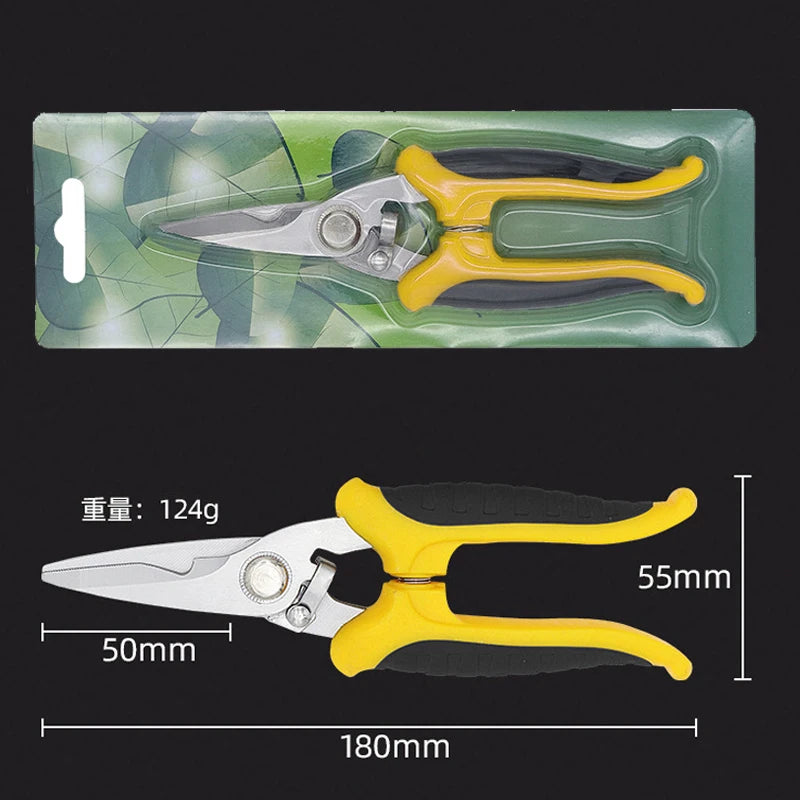 Stainless Steel Electrician Scissors Multifunction Manually Shears Groove Cutting Wire And Thin steel Plate Hand Tools