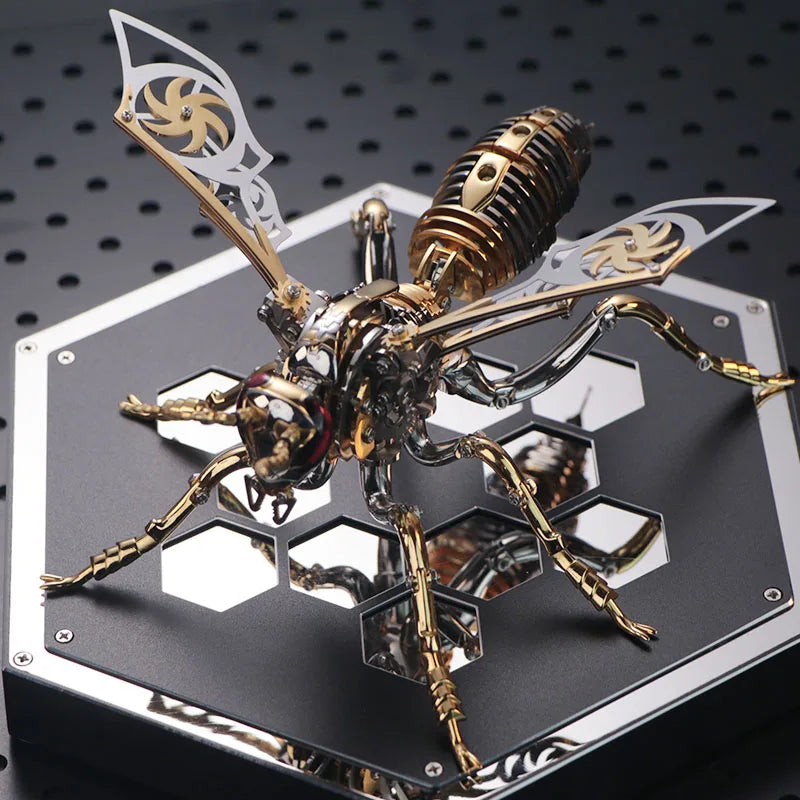 Punk 3D Wasp Stainless Steel Model Adult Assembly Kit